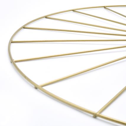 Vägglampa MONTANA 1xE27/15W/230V diameter 45 cm guld