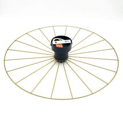 Vägglampa MONTANA 1xE27/15W/230V diameter 45 cm guld