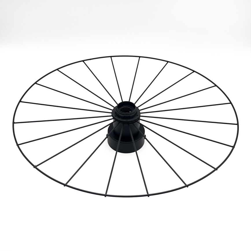 Vägglampa MONTANA 1xE27/15W/230V diameter 45 cm svart