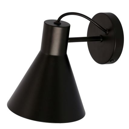 Vägglampa MORE 1xE27/40W/230V svart