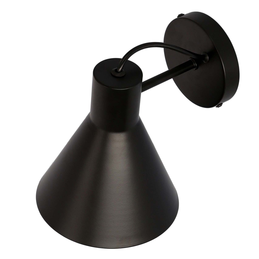 Vägglampa MORE 1xE27/40W/230V svart