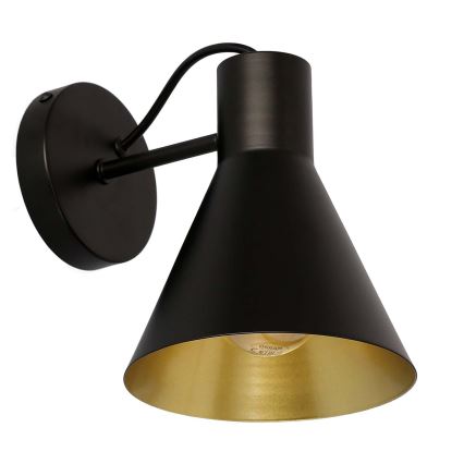 Vägglampa MORE 1xE27/40W/230V svart