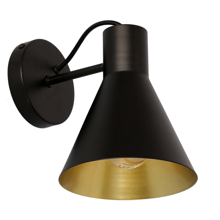 Vägglampa MORE 1xE27/40W/230V svart