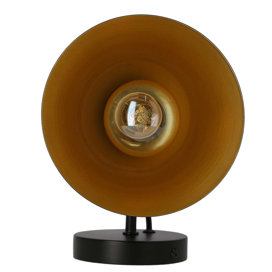Vägglampa MORE 1xE27/40W/230V svart