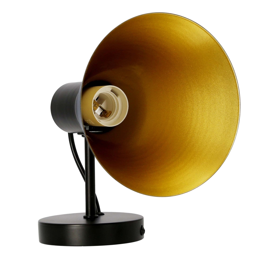 Vägglampa MORE 1xE27/40W/230V svart