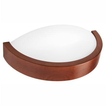 Vägglampa NATURAL SLIM 1xE27/60W/230V tall/brun