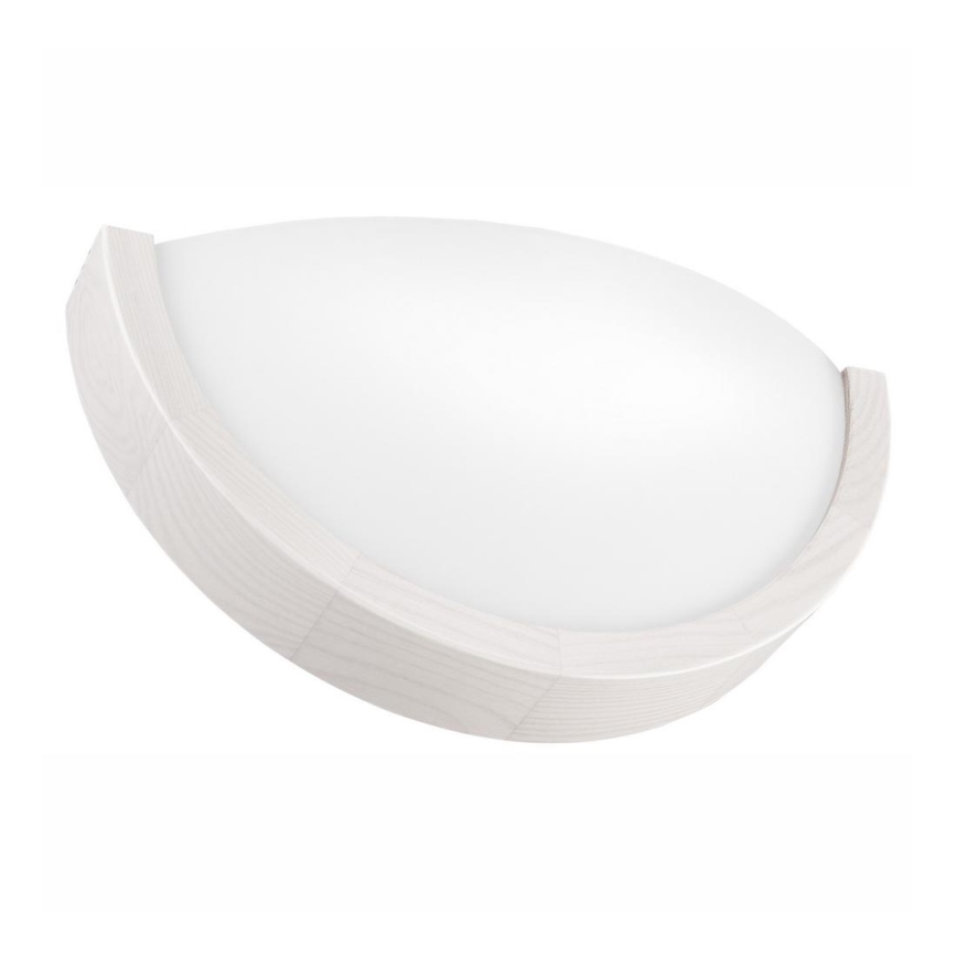 Vägglampa NATURAL SLIM 1xE27/60W/230V tall/vit