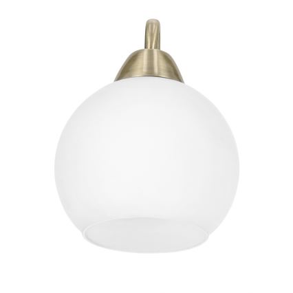 Vägglampa NESTOR 1xE27/40W/230V mässing