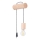 Vägglampa NIMBI 1xE27/15W/230V bok