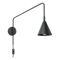 Vägglampa NOX 1xE14/10W/230V svart