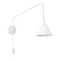 Vägglampa NOX 1xE14/10W/230V vit