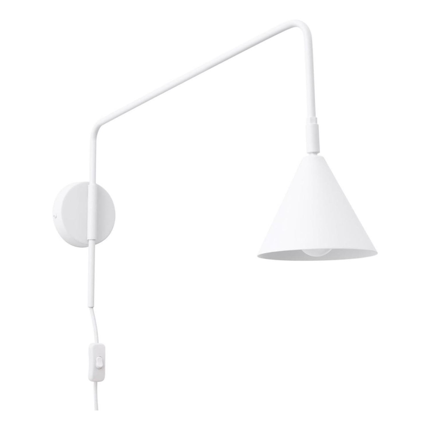 Vägglampa NOX 1xE14/10W/230V vit