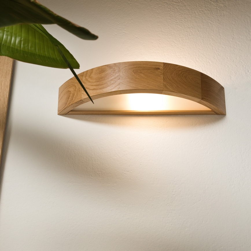 Vägglampa OAK 1xE27/60W/230V ek