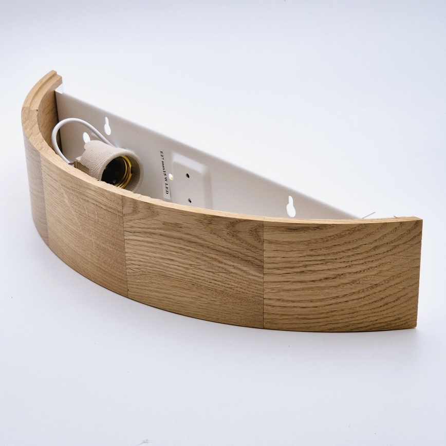 Vägglampa OAK 1xE27/60W/230V ek
