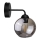 Vägglampa  OSMO 1xE27/60W/230V svart