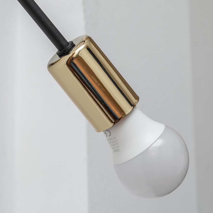 Vägglampa OXFORD 1xE27/15W/230V guld/svart