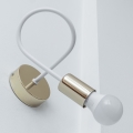 Vägglampa OXFORD 1xE27/15W/230V guld/vit