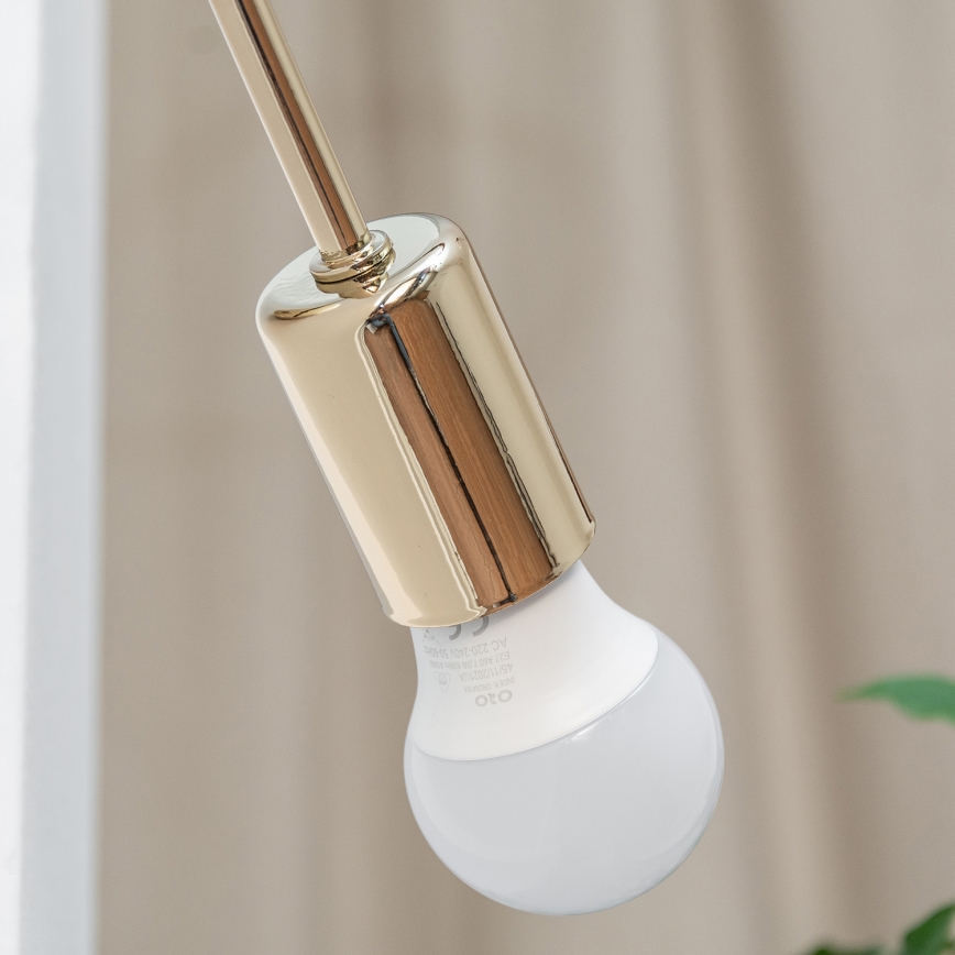 Vägglampa OXFORD 1xE27/15W/230V guldfärgad