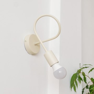 Vägglampa OXFORD 1xE27/15W/230V krämfärgad