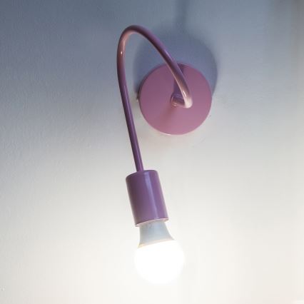 Vägglampa OXFORD 1xE27/15W/230V rosa