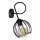 Vägglampa  OXFORD 1xE27/15W/230V svart 