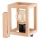Vägglampa PAKO 1xE27/15W/230V beige