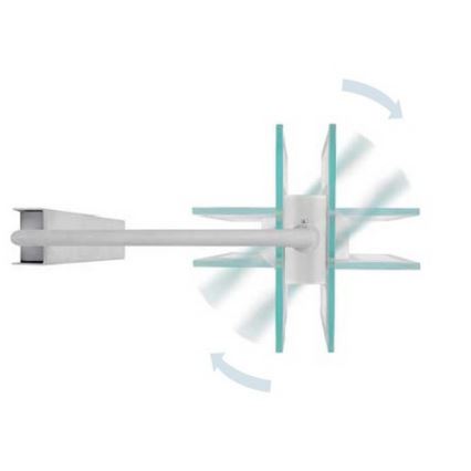 Vägglampa  PALIA R7s/100W/230V