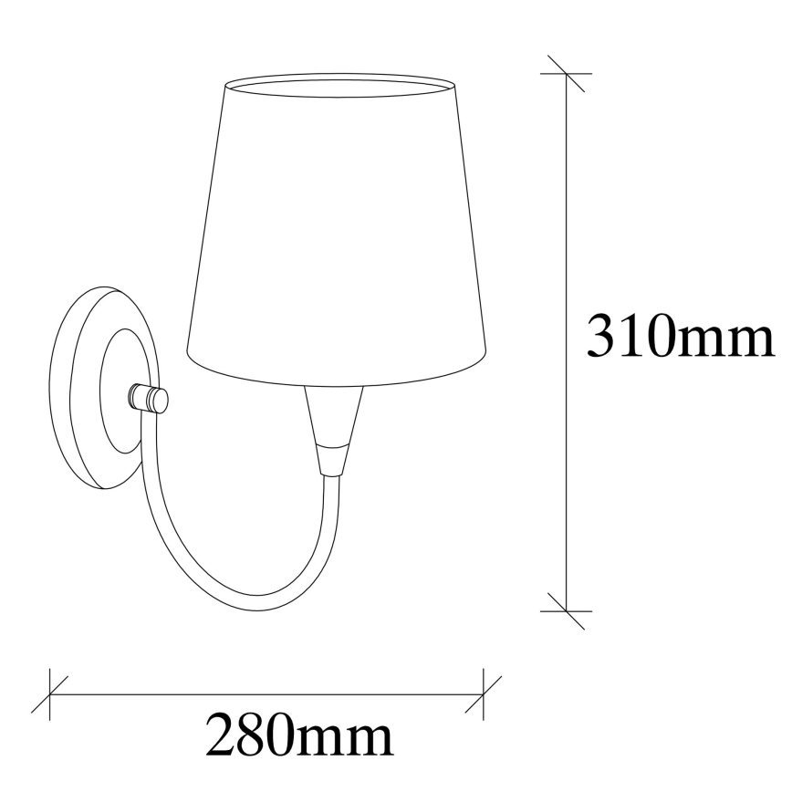 Vägglampa  PARpå 1xE27/40W/230V