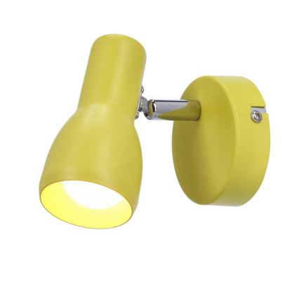 Vägglampa PICARDO 1xE14/40W/230V gul