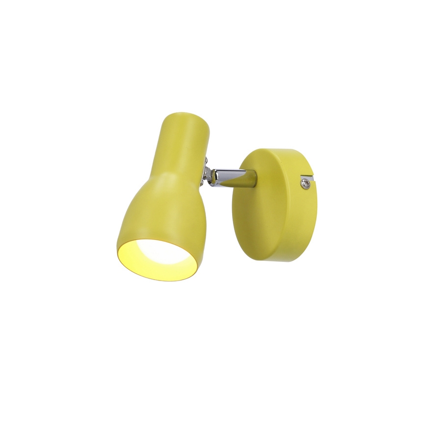 Vägglampa PICARDO 1xE14/40W/230V gul