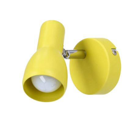 Vägglampa PICARDO 1xE14/40W/230V gul