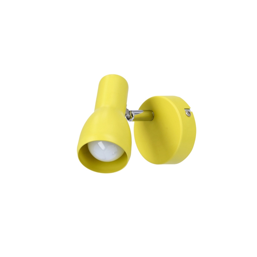 Vägglampa PICARDO 1xE14/40W/230V gul