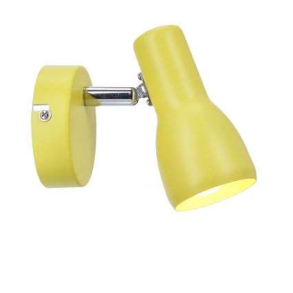 Vägglampa PICARDO 1xE14/40W/230V gul