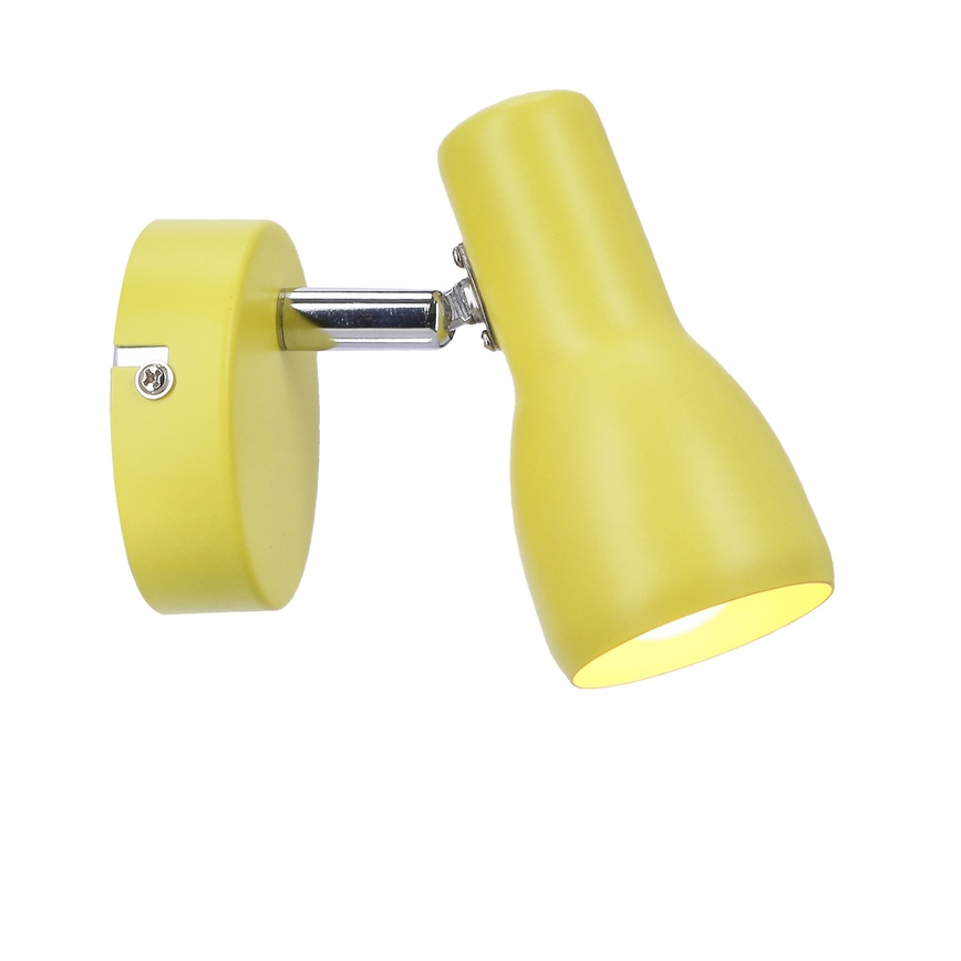 Vägglampa PICARDO 1xE14/40W/230V gul