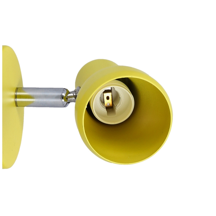 Vägglampa PICARDO 1xE14/40W/230V gul