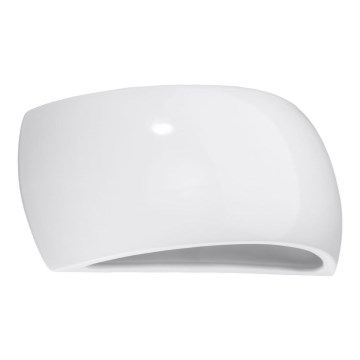 Vägglampa PONTIUS 1xG9/40W/230V glänsande vit