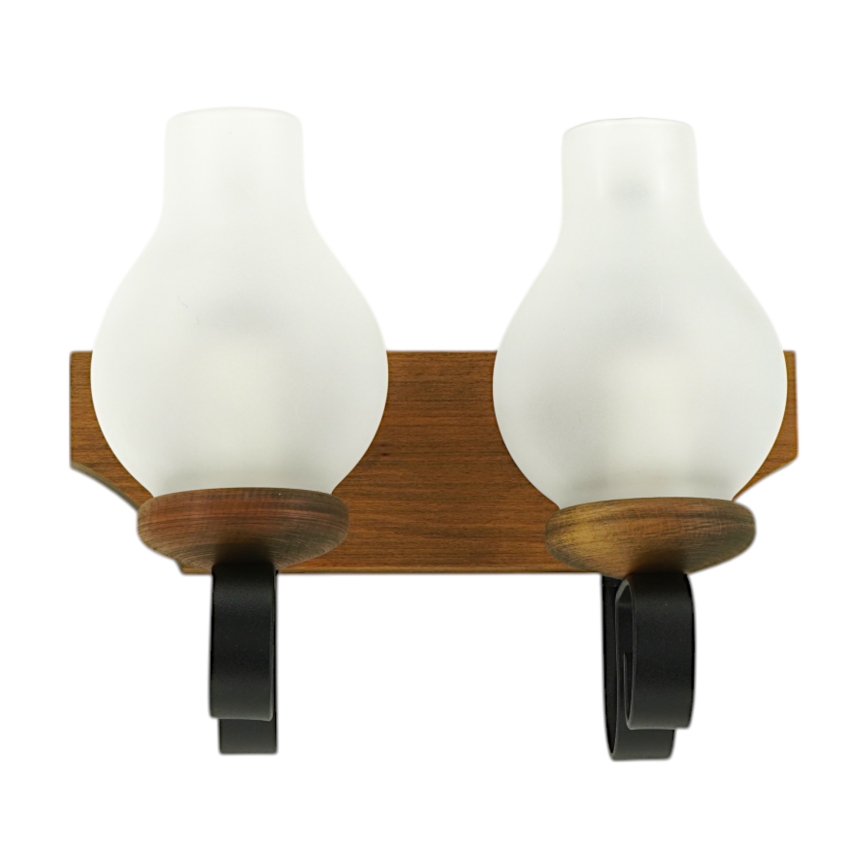 Vägglampa QUEEN 2xE14/40W/230V bok