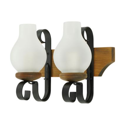 Vägglampa QUEEN 2xE14/40W/230V bok