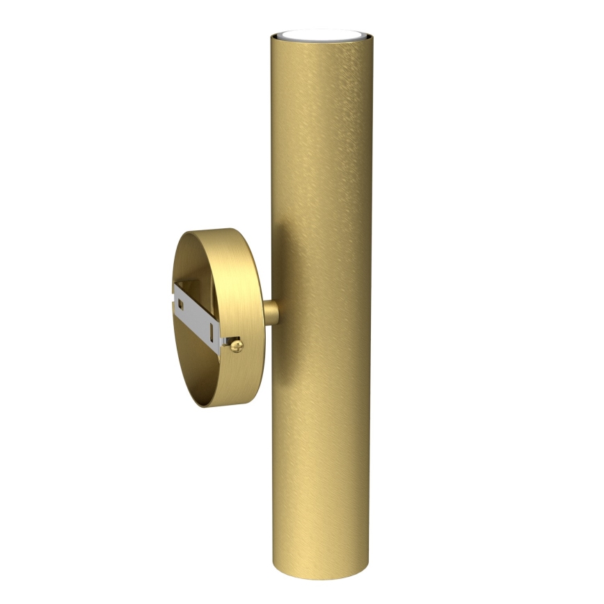 Vägglampa RAITO 2xGU10/8W/230V mässing