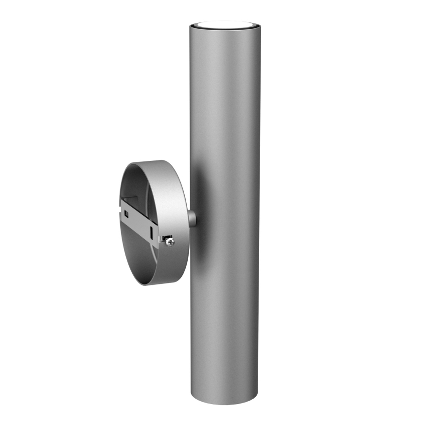 Vägglampa RAITO 2xGU10/8W/230V silver