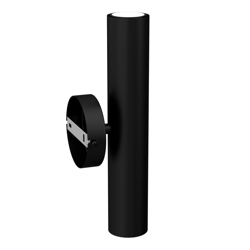 Vägglampa RAITO 2xGU10/8W/230V svart