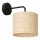 Vägglampa RATTAN 1xE27/60W/230V rotting