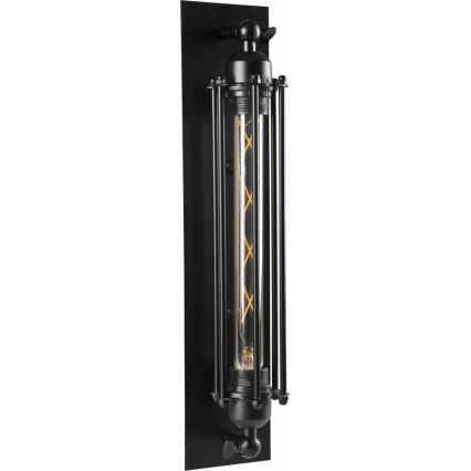 Vägglampa RETRO 1xE27/20W/230V svart