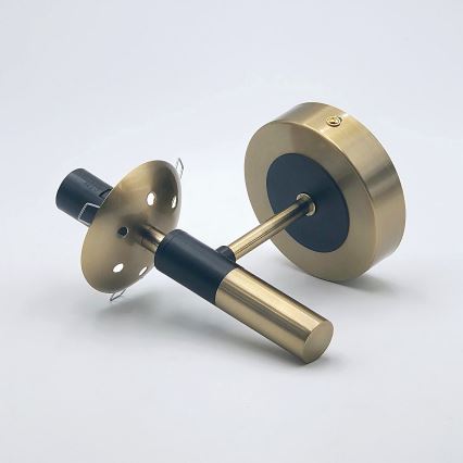 Vägglampa ROLLO 1xE14/5W/230V guld/rökig beige