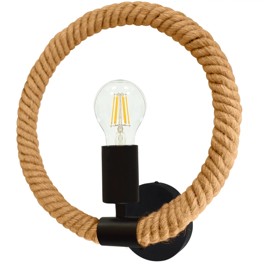 Vägglampa ROPE ARTHUR 1xE27/12W/230V