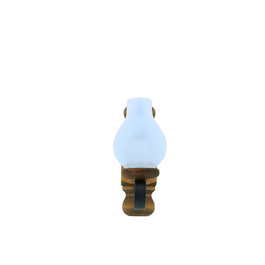 Vägglampa RUSTIC 1xE14/40W/230V bok