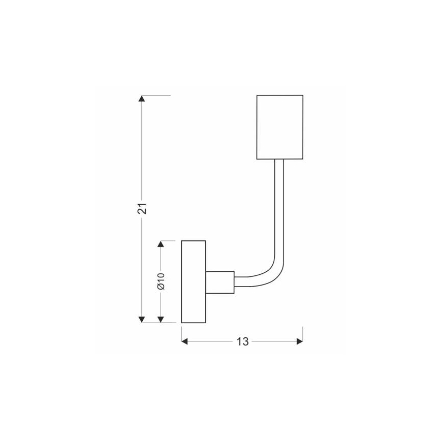 Vägglampa  SAGA 1xE27/40W/230V