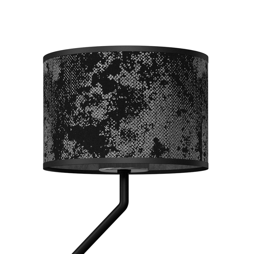 Vägglampa SATINO 1xE27/40W/230V + 1xGU10/MR11/7W svart/grå
