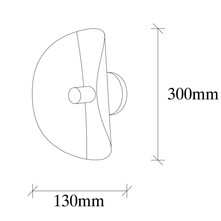 Vägglampa  SIVANI 1xE27/100W/230V