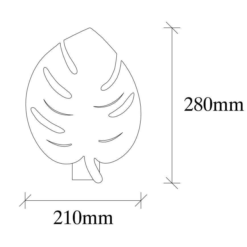 Vägglampa  SIVANI 1xE27/100W/230V